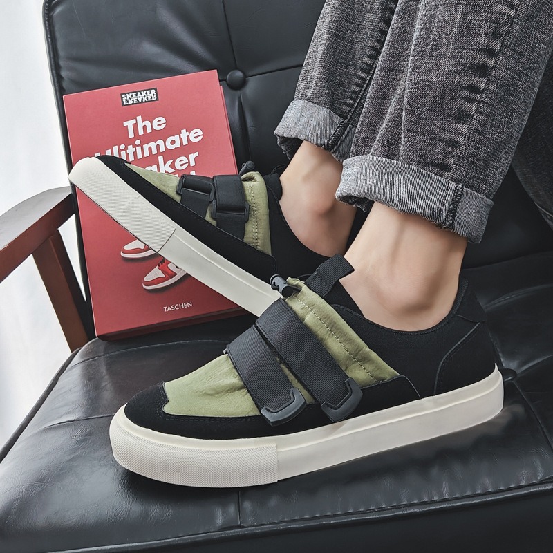 Shoes for Mens Classic Lazy Ca - Men Shoes Velcro บทวิจารณ์และราคา