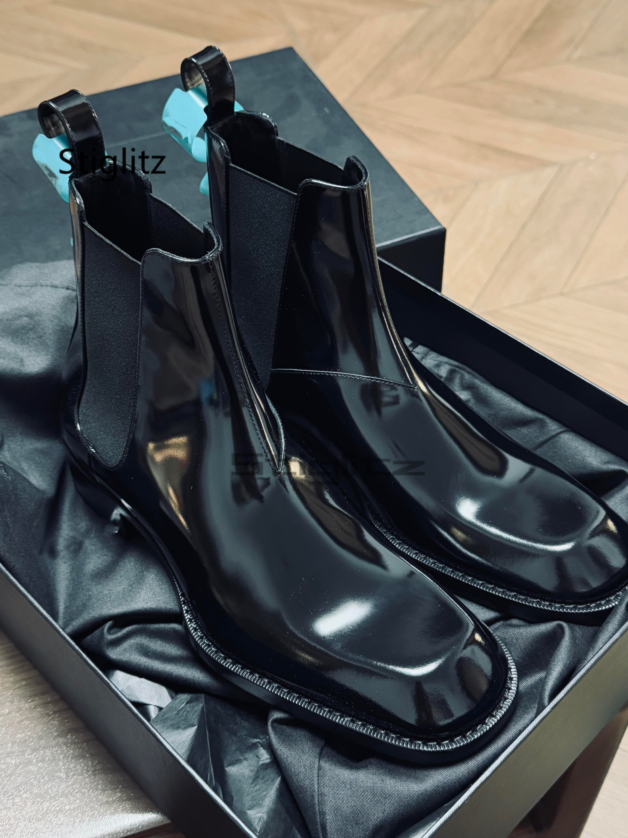 Bright Leather Ankle Boots for - Men Shoes Size 11 บทวิจารณ์และราคา