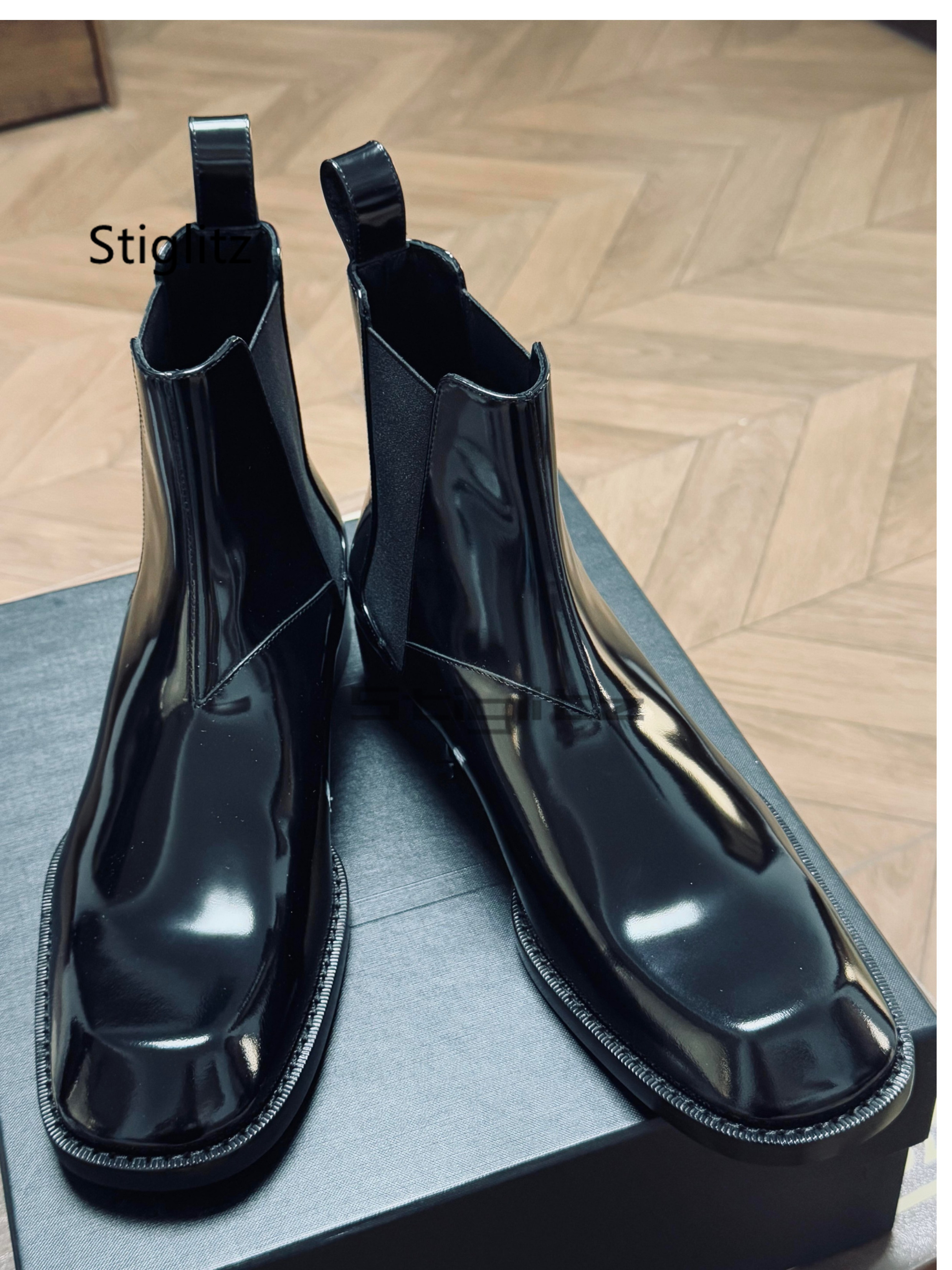 Bright Leather Ankle Boots for - Men Shoes Size 11 บทวิจารณ์และราคา