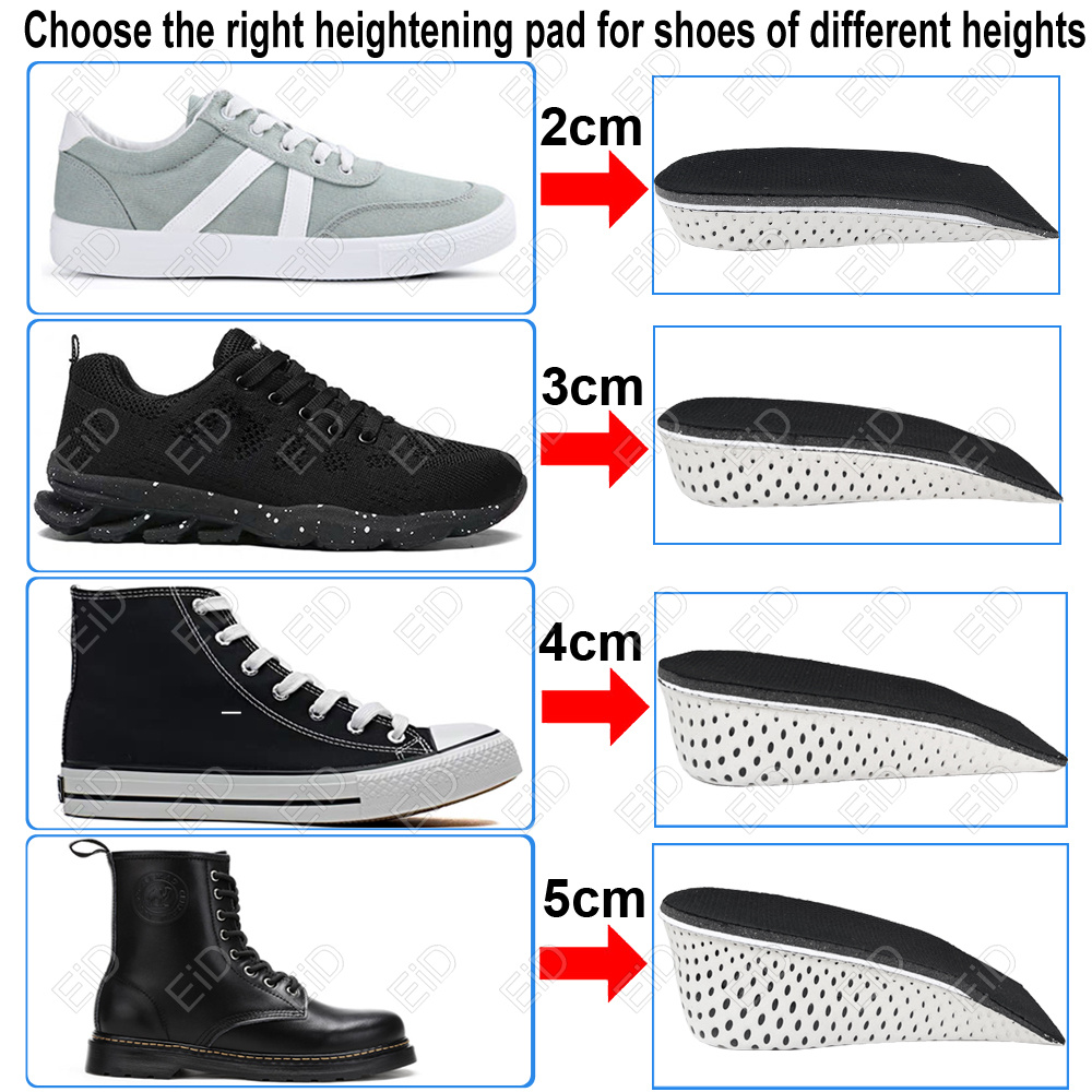 Height Increase Invisible Inso - Men'S Shoes Half Cut บทวิจารณ์และราคา