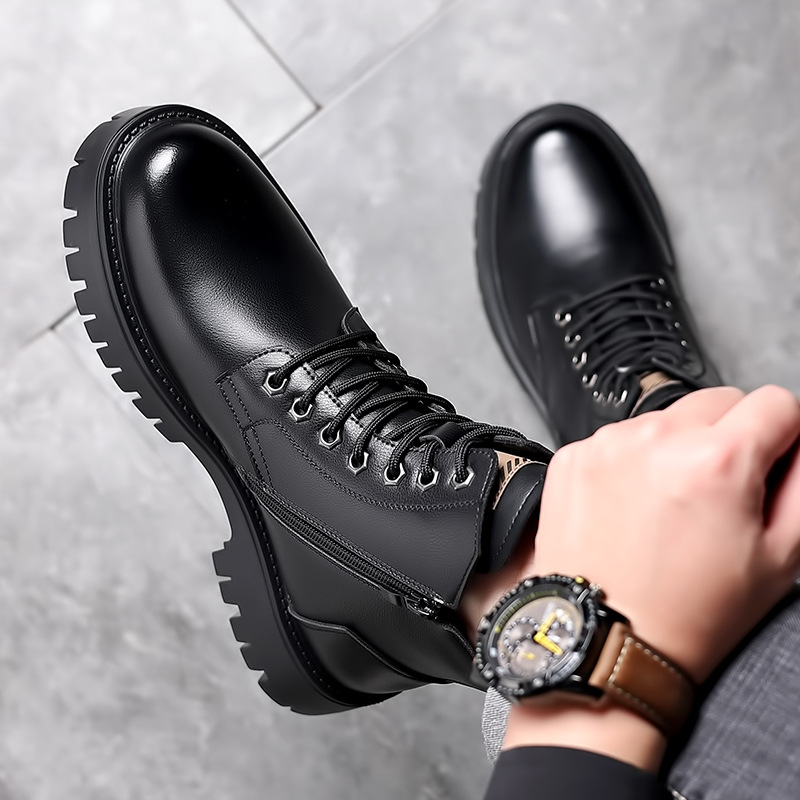 Men Classic Genuine Leather Bo - Men Shoes Classic บทวิจารณ์และราคา