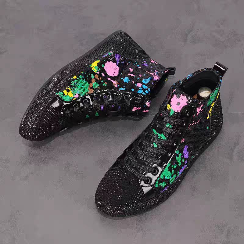European fashion rhinestone se - Men Shoes Red บทวิจารณ์และราคา