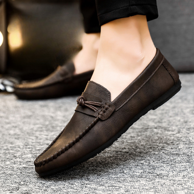 Soft Spring Men Loafers Slip o - Men Shoes Size 11 บทวิจารณ์และราคา