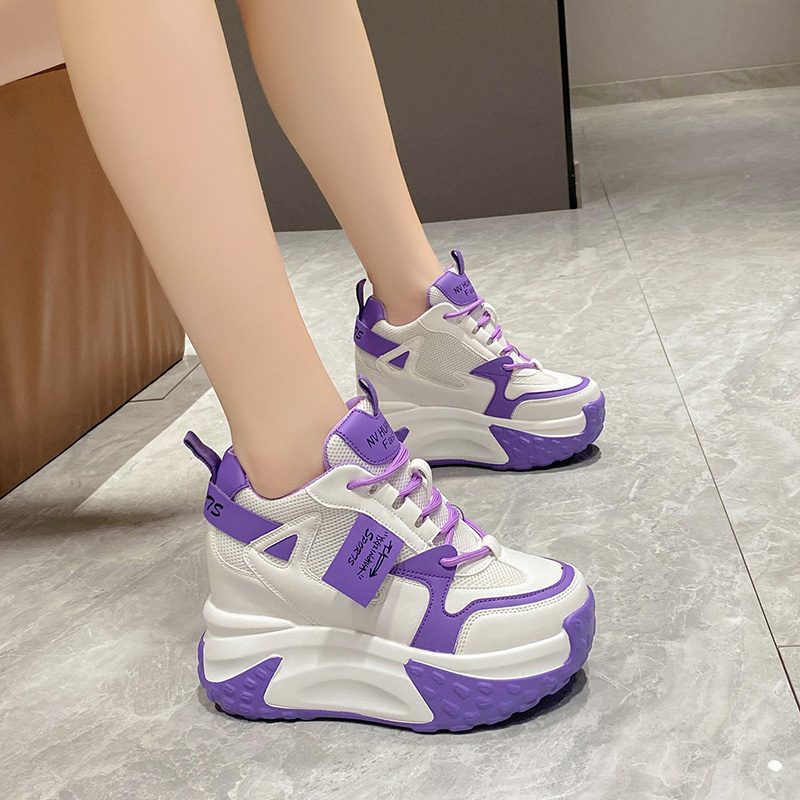 9.5CM Women High Platform Snea - Mesh Trainer Breathable บทวิจารณ์และราคา
