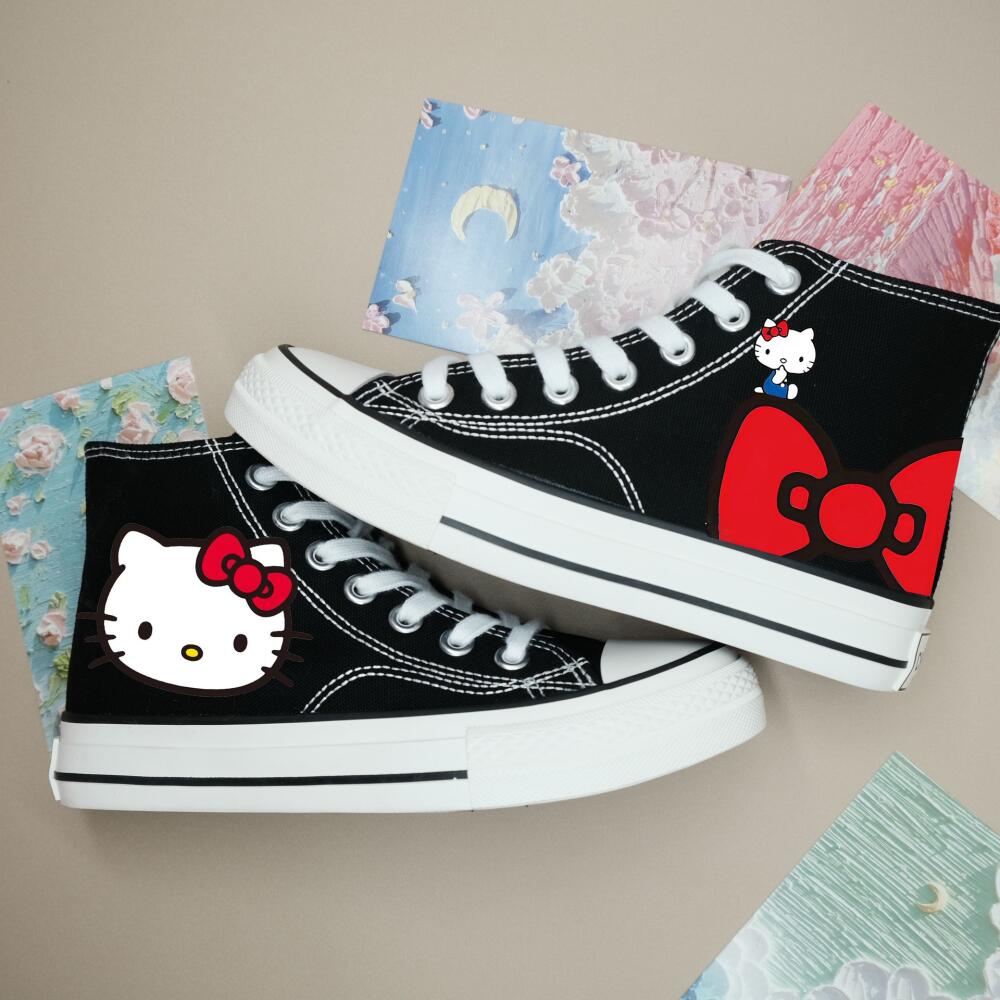 2026 Cute Hello Kitty Canvas S - Men Shoes Models บทวิจารณ์และราคา