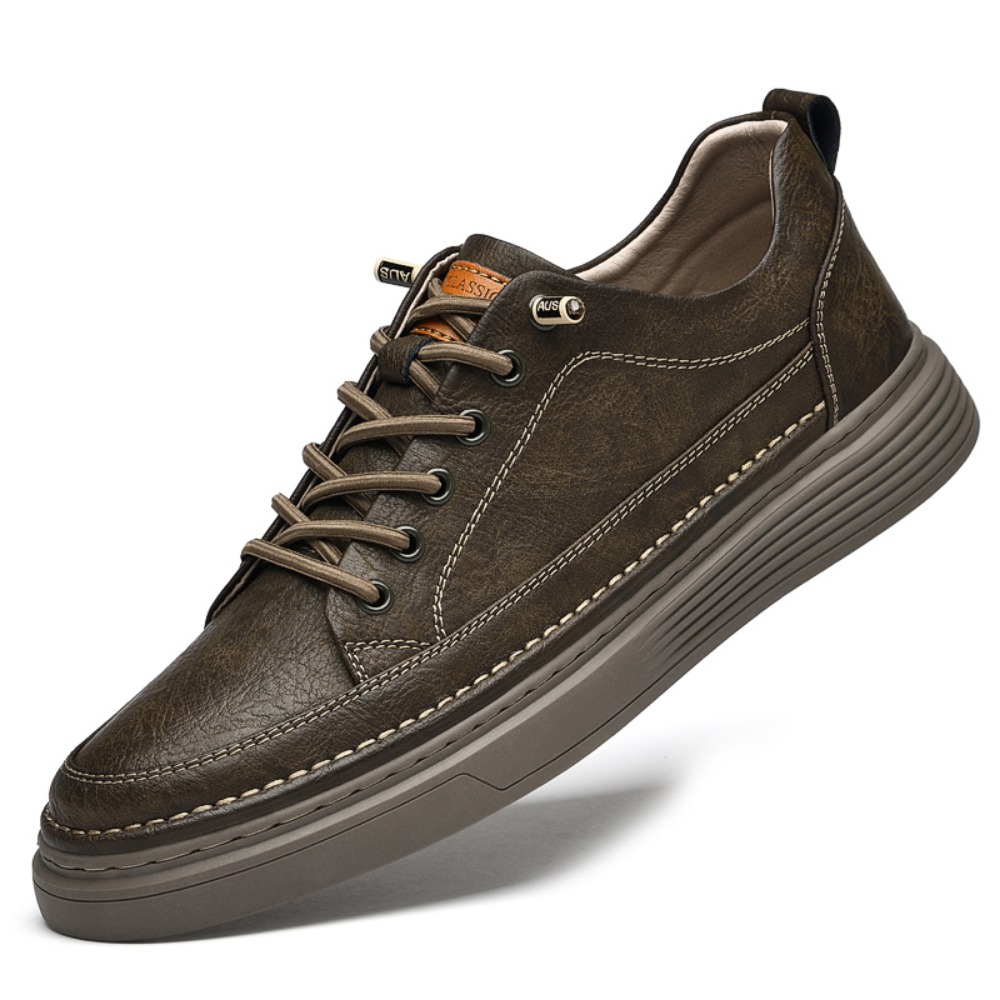 2026 LUKE LK2082 Leather Look  - Men Shoes Eu To Us Size บทวิจารณ์และราคา