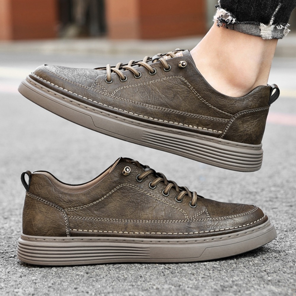 2026 LUKE LK2082 Leather Look  - Men Shoes Eu To Us Size บทวิจารณ์และราคา