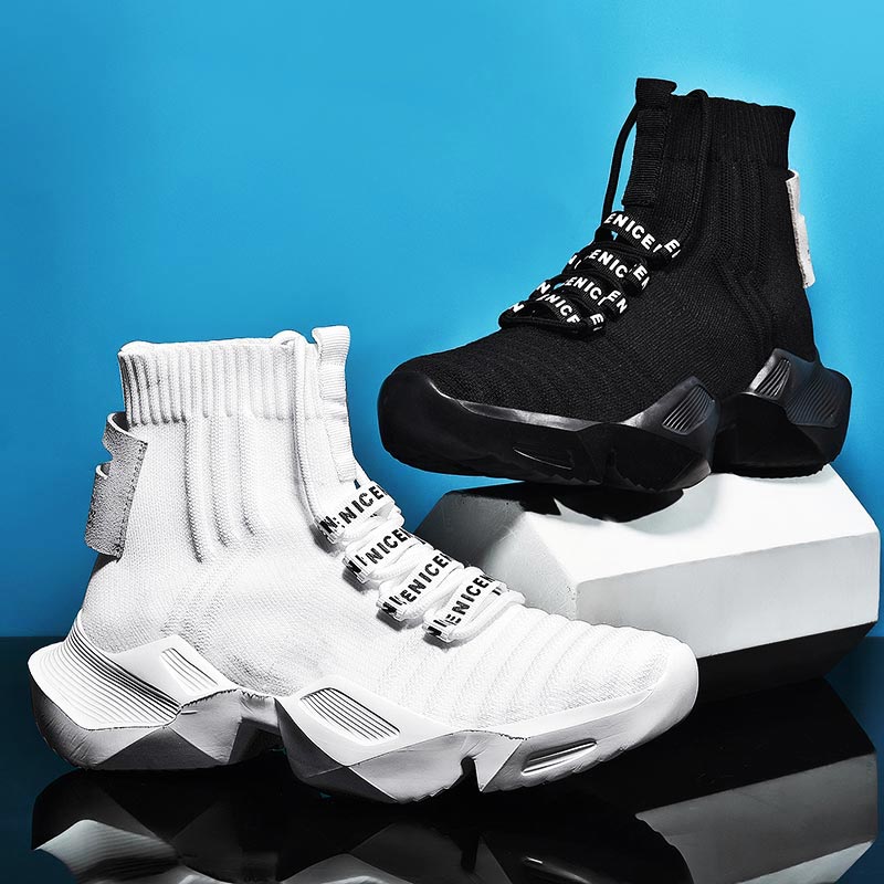 Plus Size High Top Massive Spo - Men'S Shoes Half Cut บทวิจารณ์และราคา