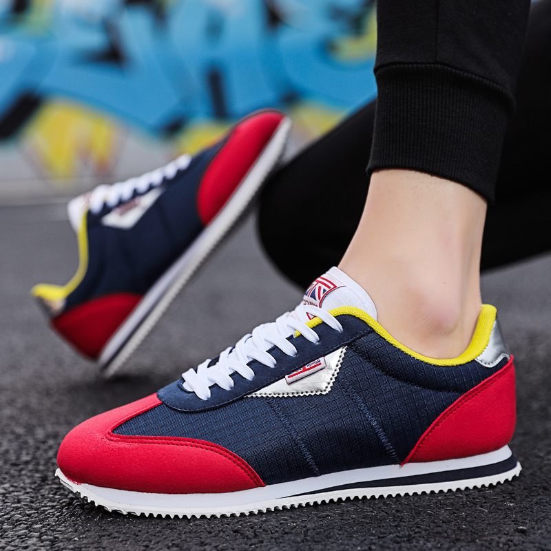 Blue Red Lightweight Sneakers  - Men'S Shoes Half Cut บทวิจารณ์และราคา