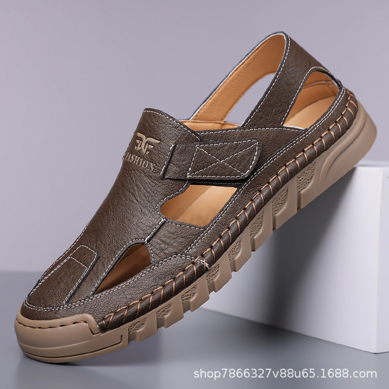 Hole shoes men's summer new ha - Men Shoes Velcro บทวิจารณ์และราคา