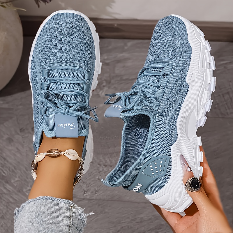 Breathable Knit Sneakers Fashi - Men Shoes Marks บทวิจารณ์และราคา
