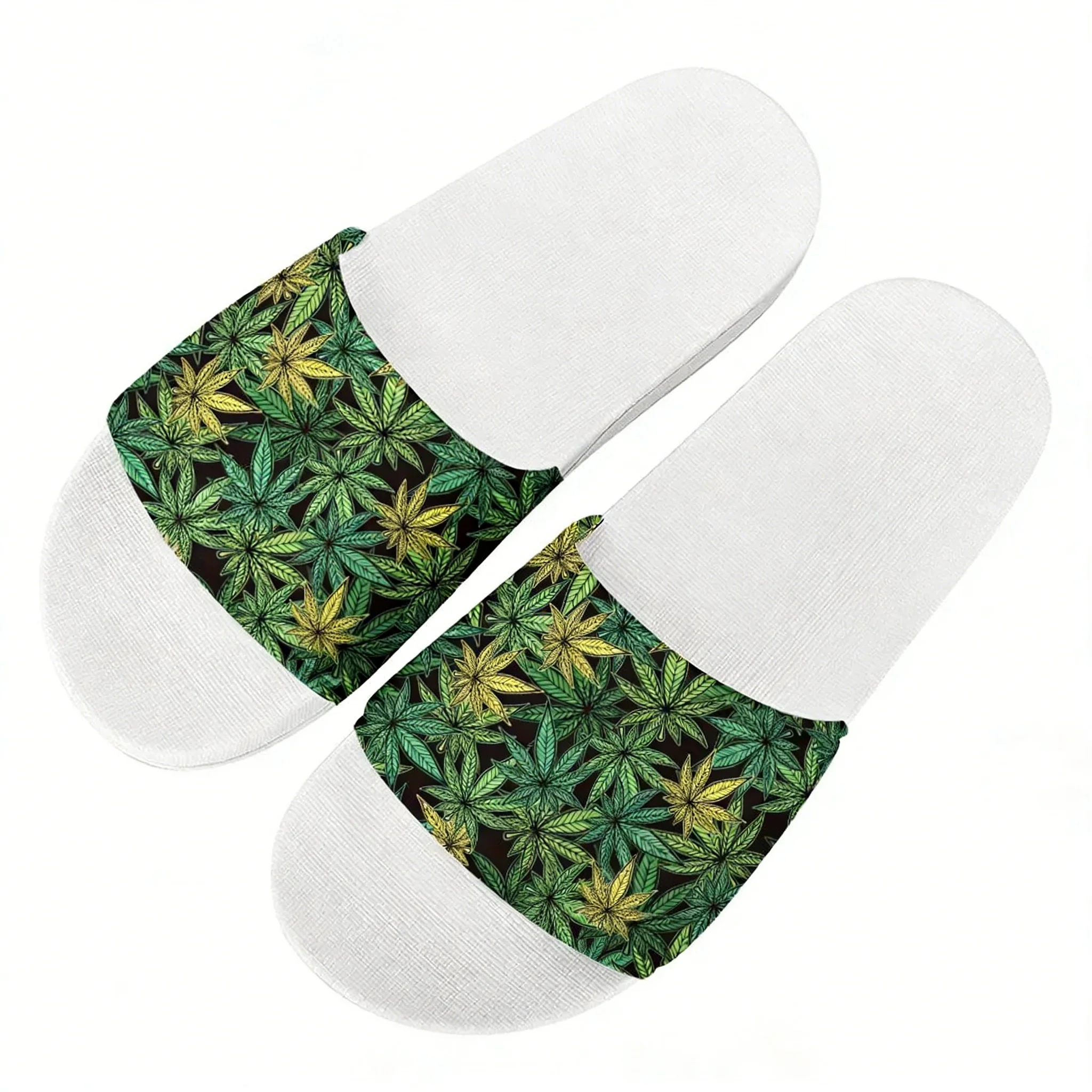 Leaf Weed Rasta Marijuana Red  - Men Shoes Red บทวิจารณ์และราคา