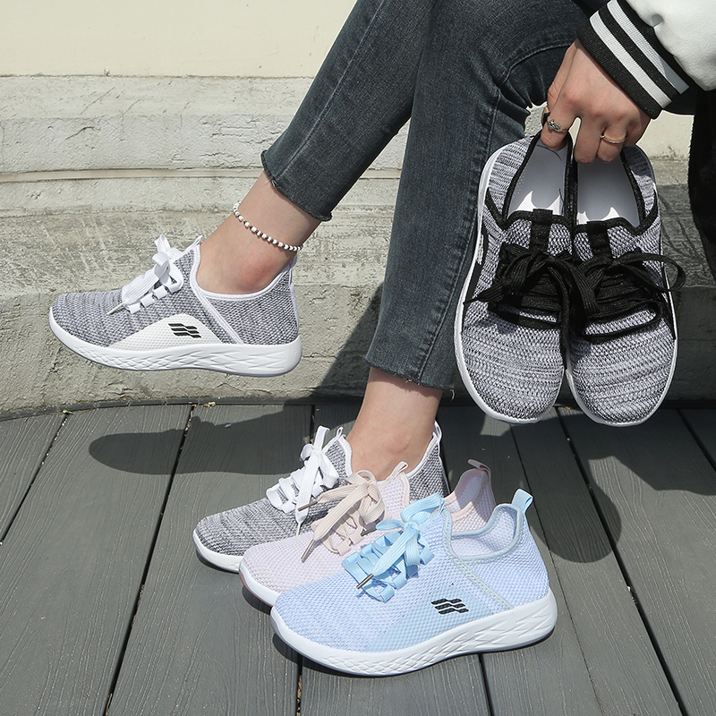 Breathable  Knit Women's Walki - Mesh Trainer Breathable บทวิจารณ์และราคา