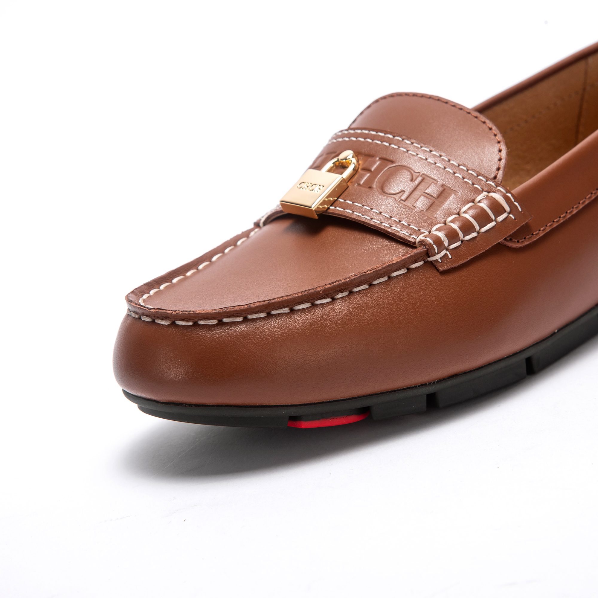CHCH Women's Brown Flat Shoes  - Men Shoes Gucci บทวิจารณ์และราคา