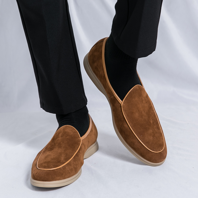 Autumn High-quality Suede Mens - Men Shoes Size 11 บทวิจารณ์และราคา