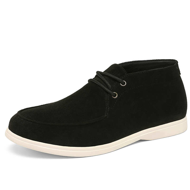 Classic British Style Suede Le - Men Shoes Classic บทวิจารณ์และราคา