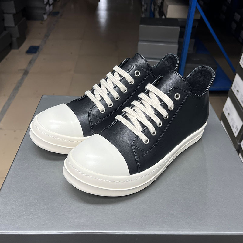 Men Casual Shoes Low Top Genui - Men Shoes Velcro บทวิจารณ์และราคา