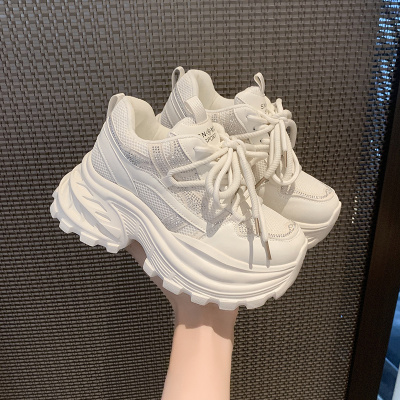 New Spring Women’s Chunky Snea - Mesh Trainer Breathable บทวิจารณ์และราคา