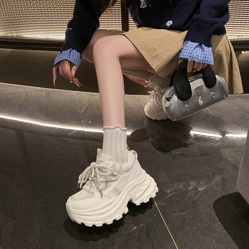 New Spring Women’s Chunky Snea - Mesh Trainer Breathable บทวิจารณ์และราคา