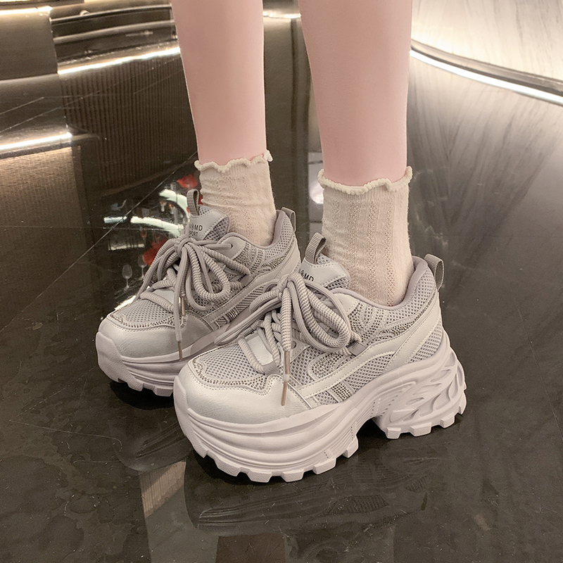 New Spring Women’s Chunky Snea - Mesh Trainer Breathable บทวิจารณ์และราคา