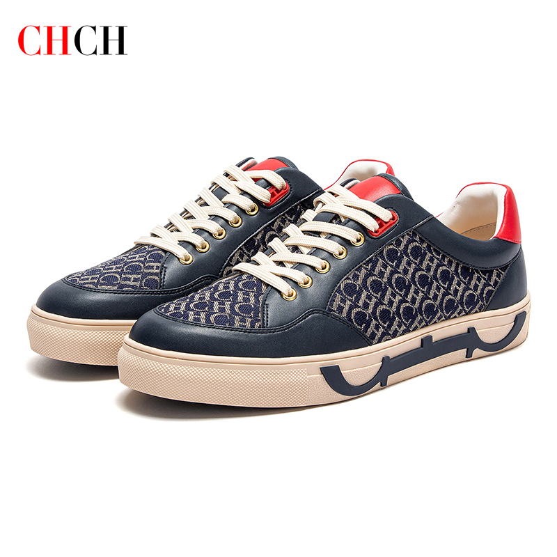 CHCH Men's New Splicing Casual - Men Shoes Gucci บทวิจารณ์และราคา