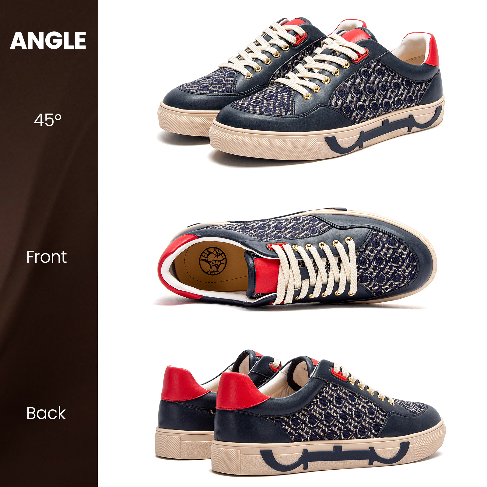 CHCH Men's New Splicing Casual - Men Shoes Gucci บทวิจารณ์และราคา