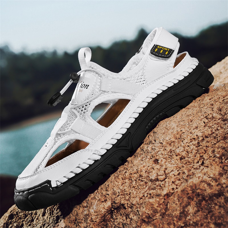 Men's Handmade Simple Letter-P - Men Shoes Velcro บทวิจารณ์และราคา