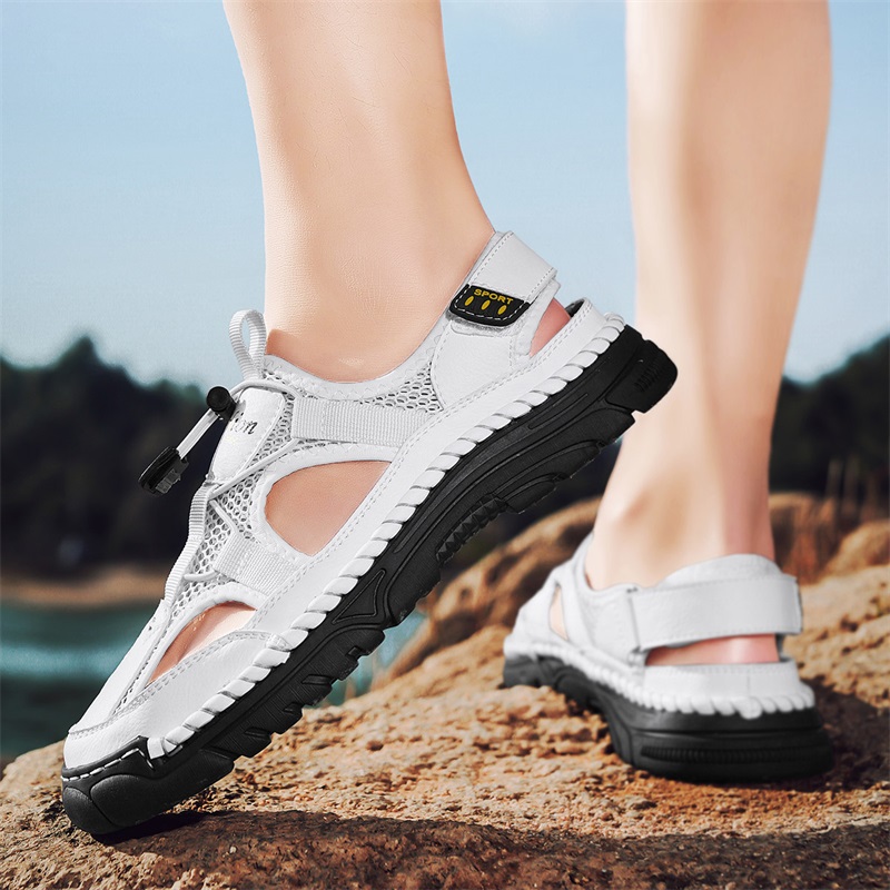 Men's Handmade Simple Letter-P - Men Shoes Velcro บทวิจารณ์และราคา