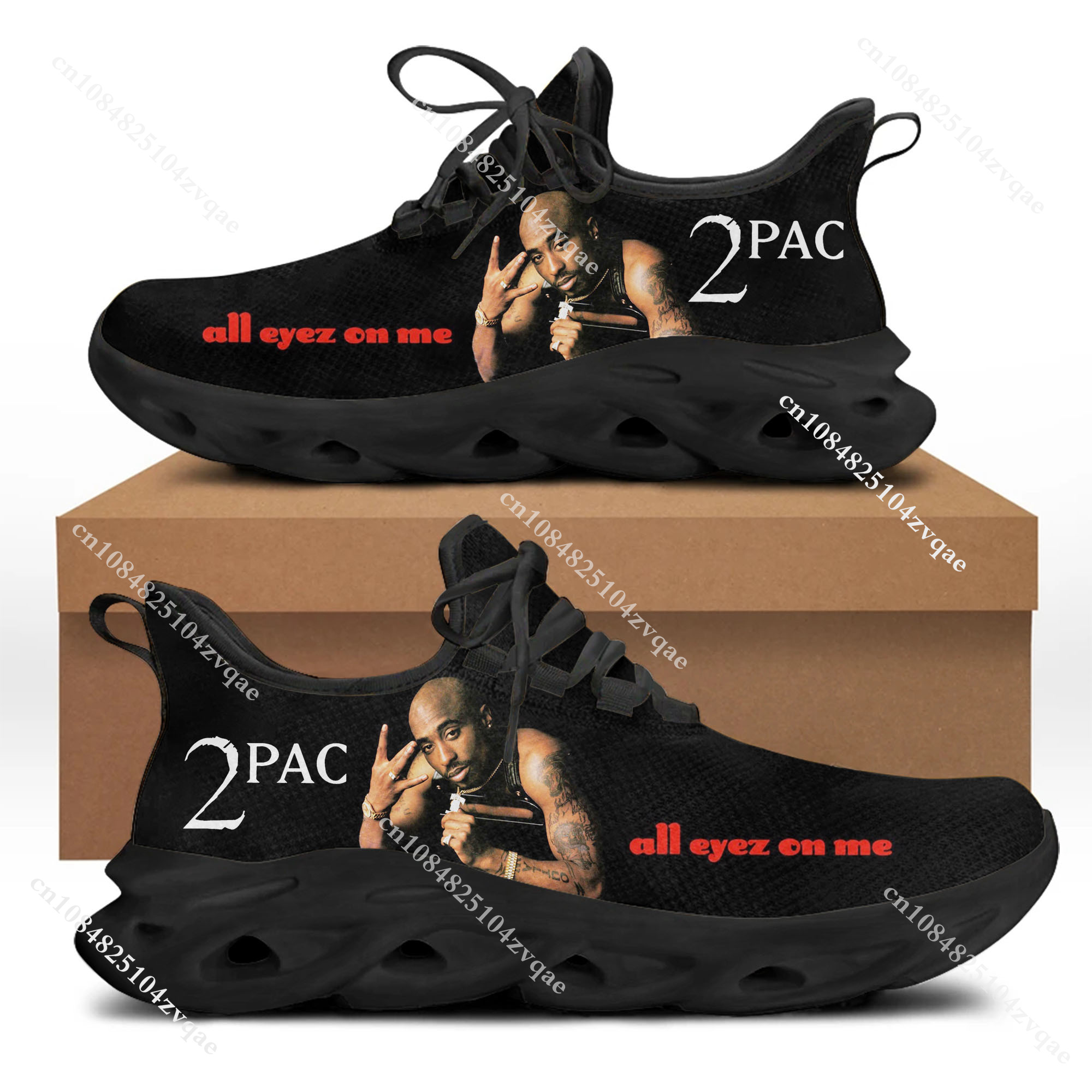 Tupac Rapper 2Pac Flats Sneake - Men Shoes Runners บทวิจารณ์และราคา