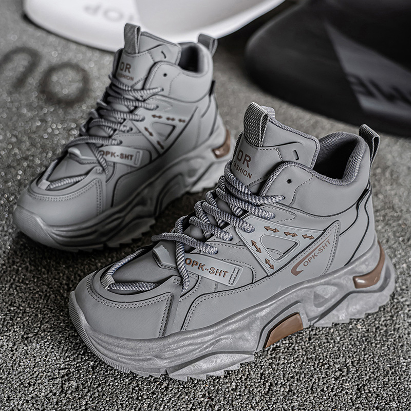High Top Breathable Anti Slip  - Men Shoes Sale บทวิจารณ์และราคา