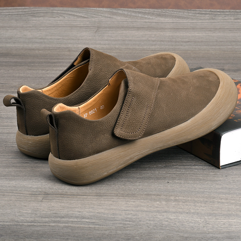 Men's 2026 New Casual Loafers  - Men Shoes Velcro บทวิจารณ์และราคา