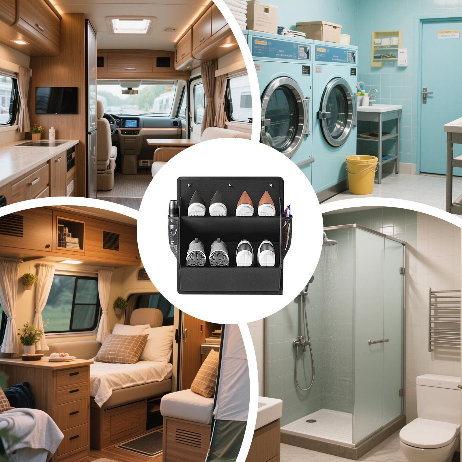 RV Shoe Storage with Adhesive  - Men Shoes Rack บทวิจารณ์และราคา