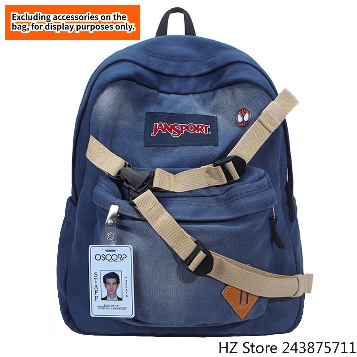 Spider-Man Denim Backpack Spid - Men Shoes Models บทวิจารณ์และราคา
