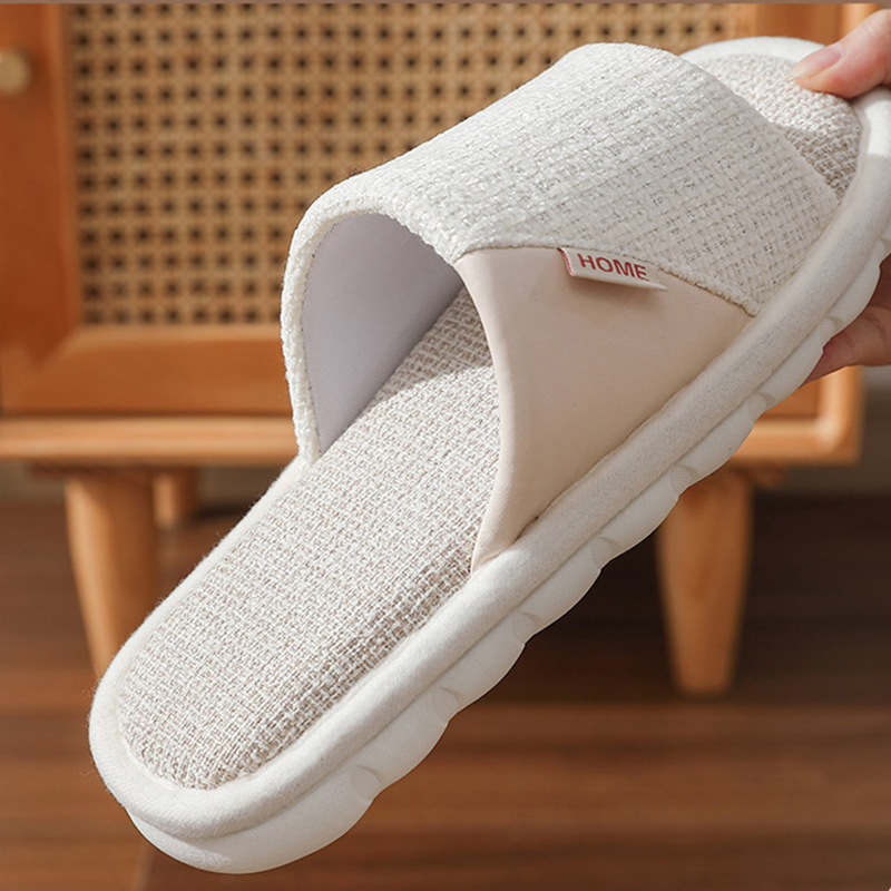 Linen Slippers Women And Men H - Men Shoes Style บทวิจารณ์และราคา