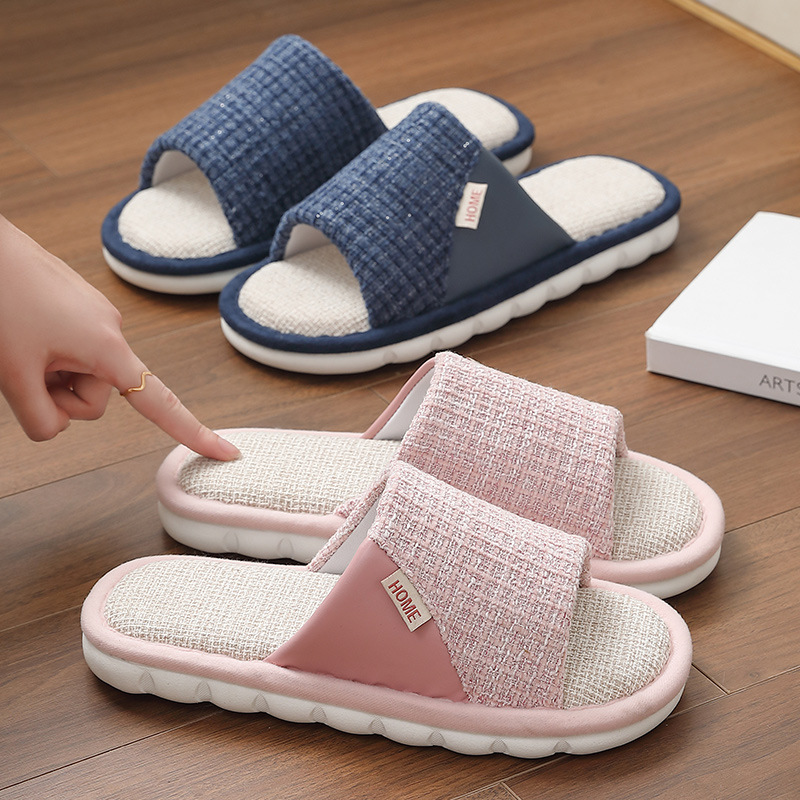 Linen Slippers Women And Men H - Men Shoes Style บทวิจารณ์และราคา
