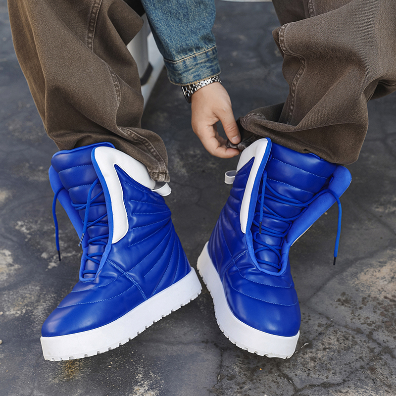 men boots 2025 New Winter Slip - Men Shoes Marks บทวิจารณ์และราคา