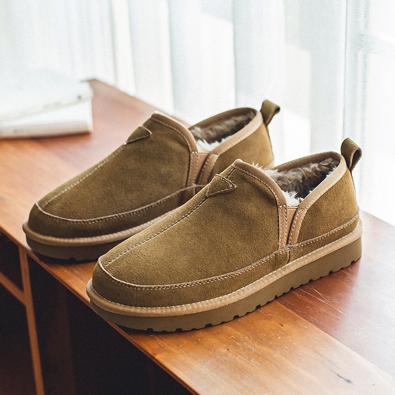 Winter Women Men Genuine Cow L - Men Shoes Classic บทวิจารณ์และราคา