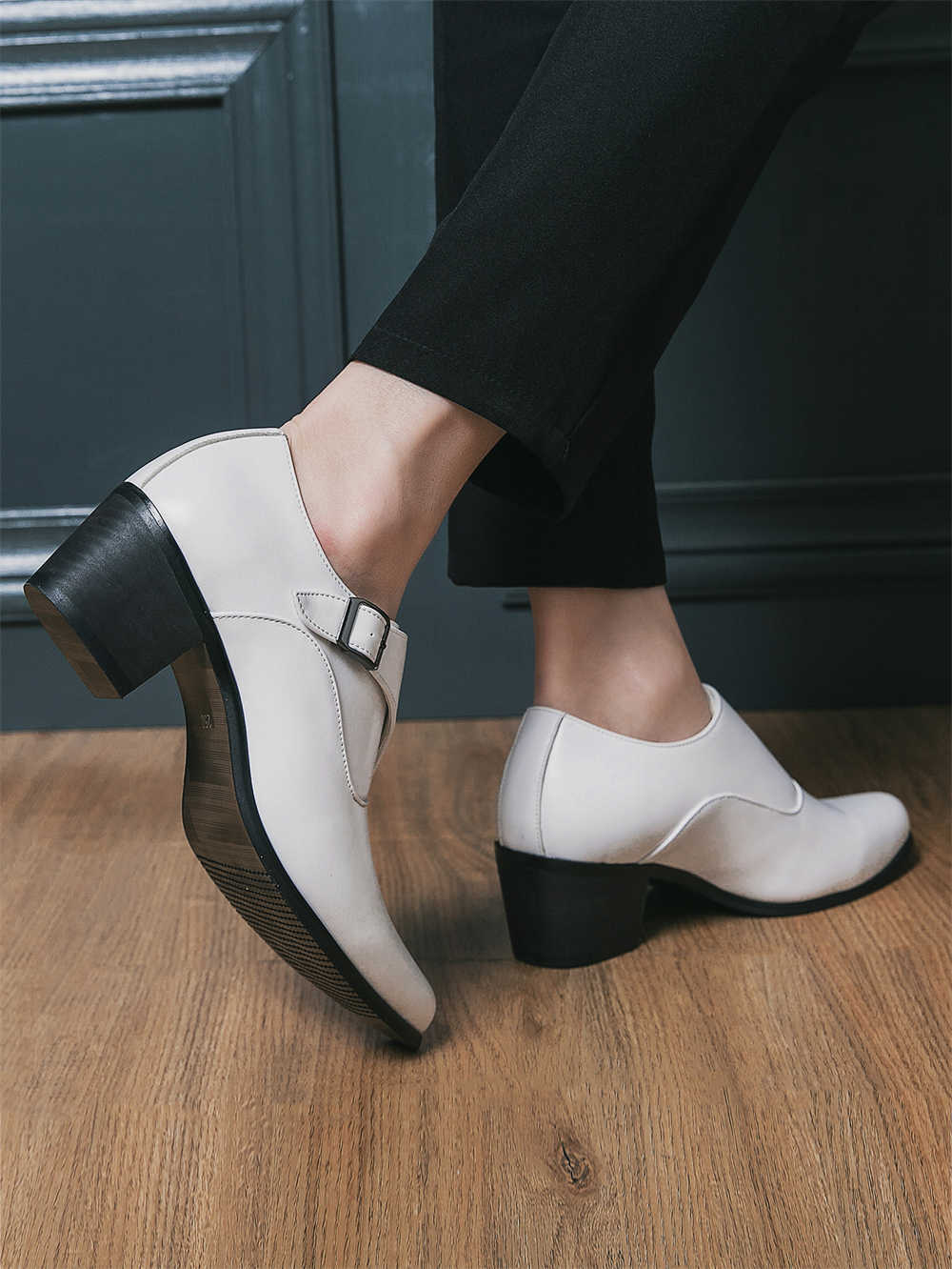 Normal Leather Ballroom Dancin - Men Shoes Classic บทวิจารณ์และราคา
