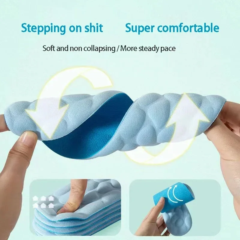 2/4pcs Soft Massage Memory Foa - Men Shoes Runners บทวิจารณ์และราคา
