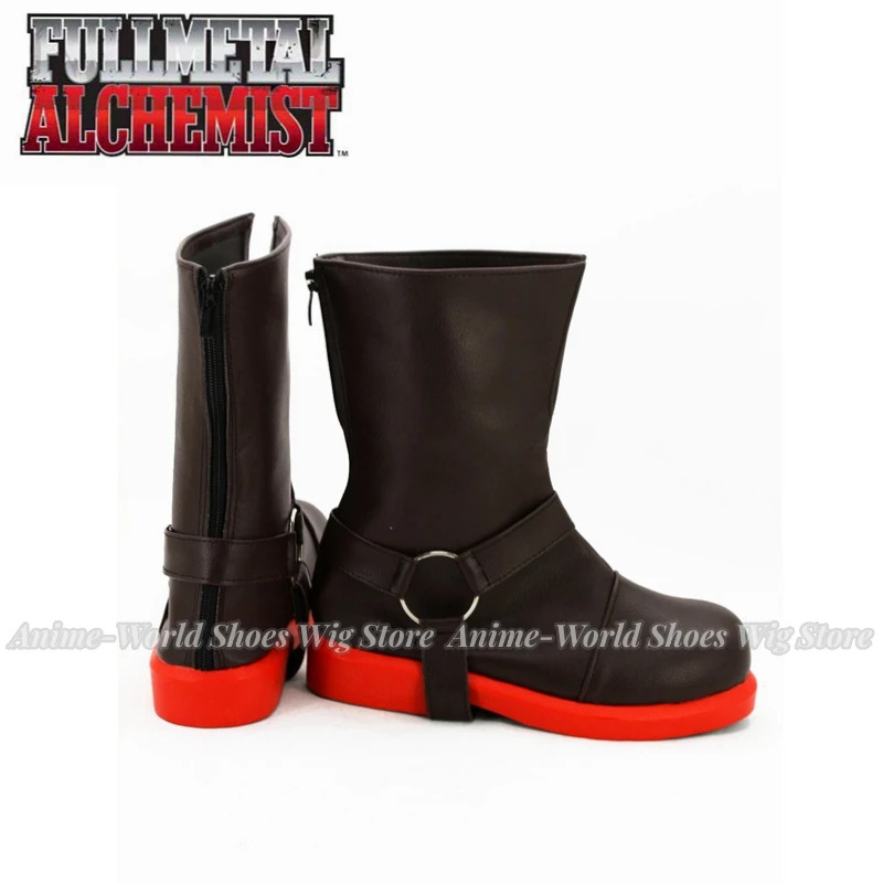 Fullmetal Alchemist Edward Elr - Men Shoes Eu To Us Size บทวิจารณ์และราคา