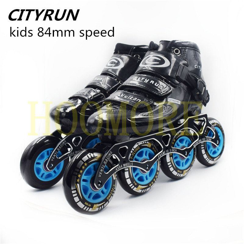 Kids Speed Skates Shoes 4X84mm - Men Shoes Eu To Us Size บทวิจารณ์และราคา