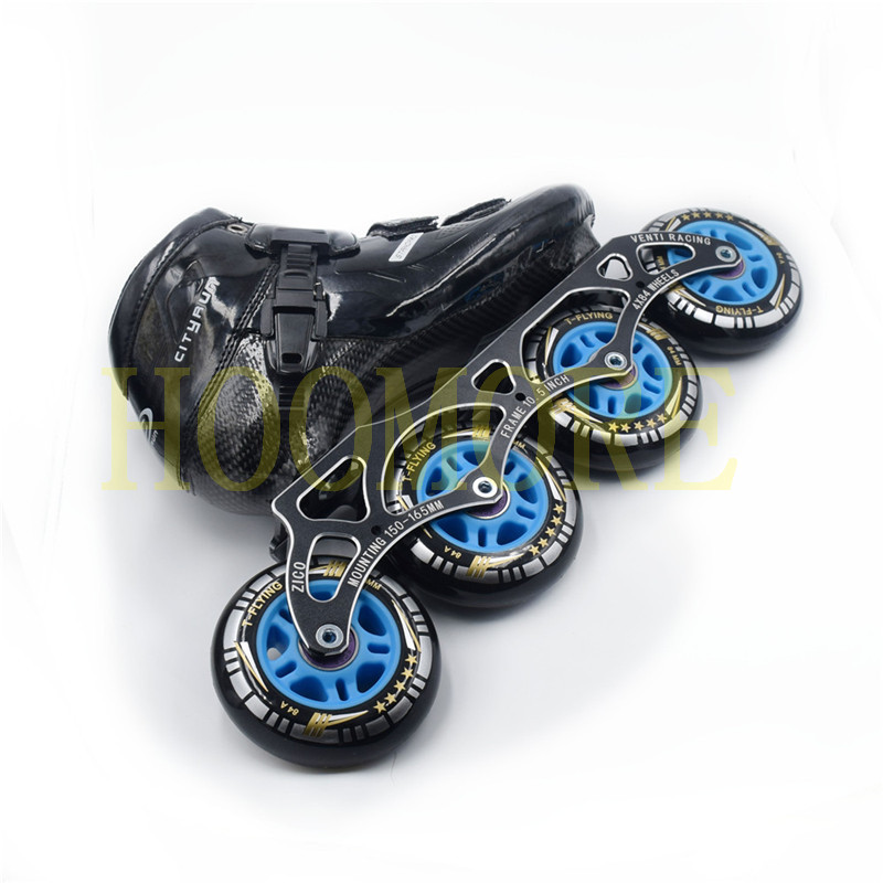 Kids Speed Skates Shoes 4X84mm - Men Shoes Eu To Us Size บทวิจารณ์และราคา