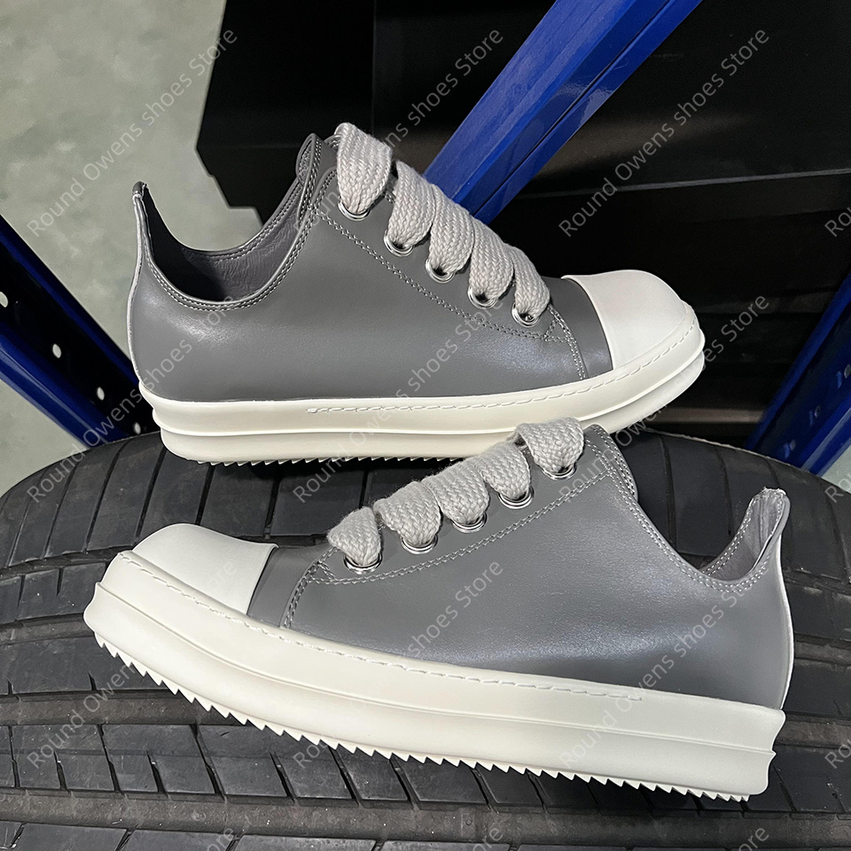 Brand Casual Shoes Men Gray Le - Men Shoes Velcro บทวิจารณ์และราคา