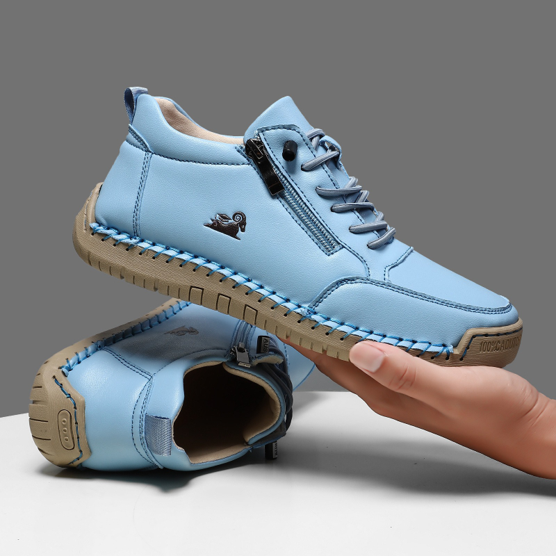 Women's Sneakers Handmade Leat - Men Shoes Marks บทวิจารณ์และราคา