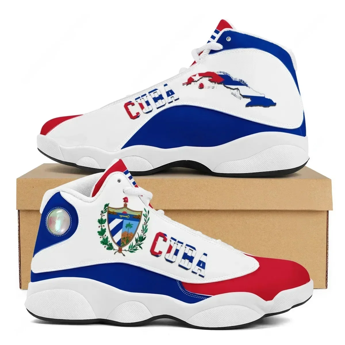 CUBA Flag Print Cool Men Baske - Men Shoes Runners บทวิจารณ์และราคา
