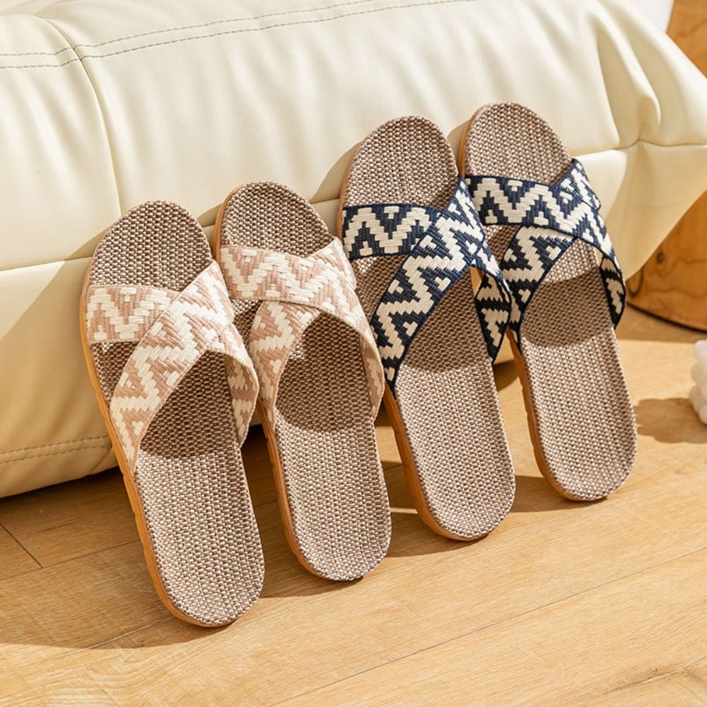 Fashion Ethnic Style Linen Cro - Men Shoes Style บทวิจารณ์และราคา